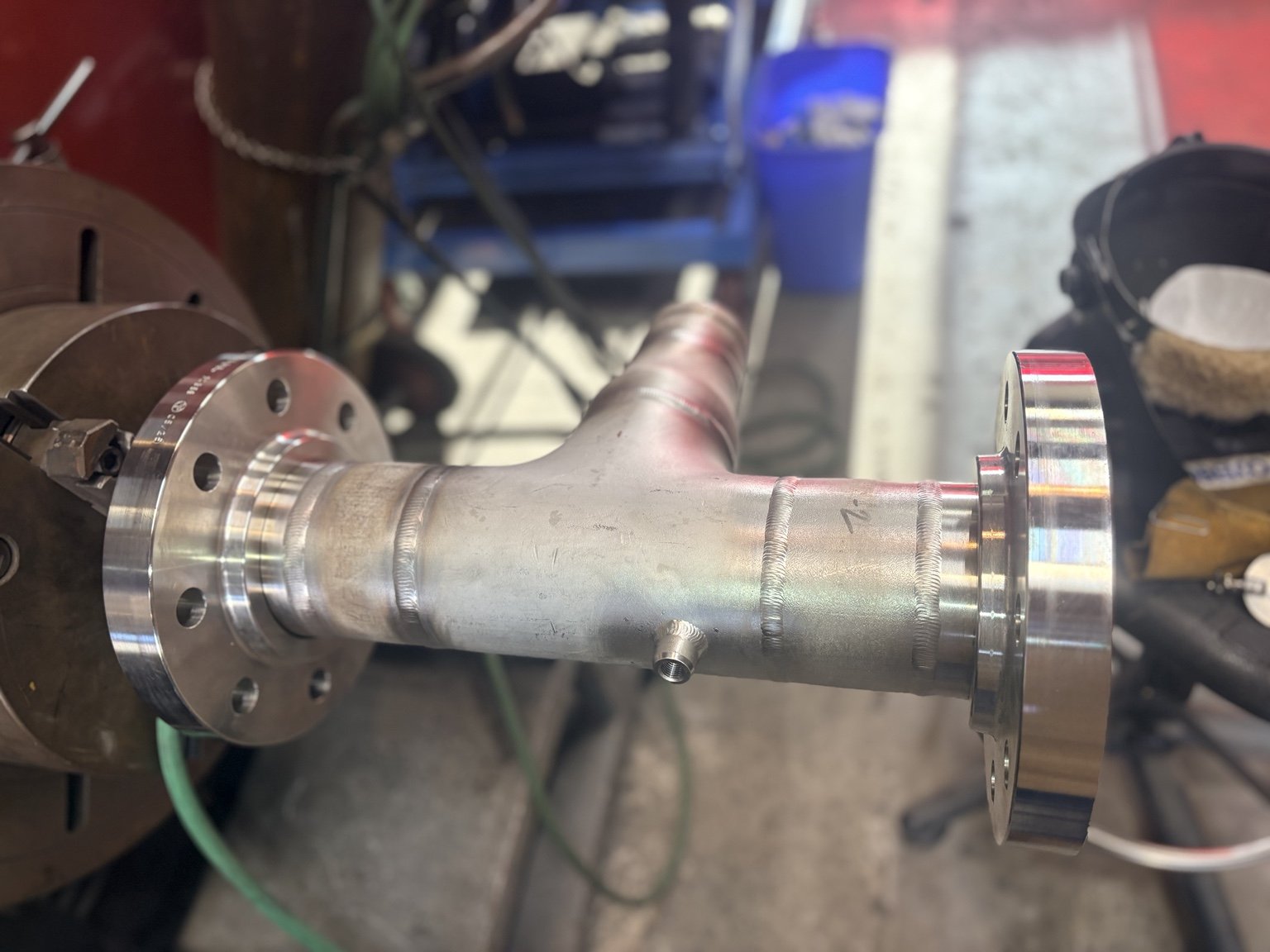 Stainless Steel Flanged Pipe Assembly