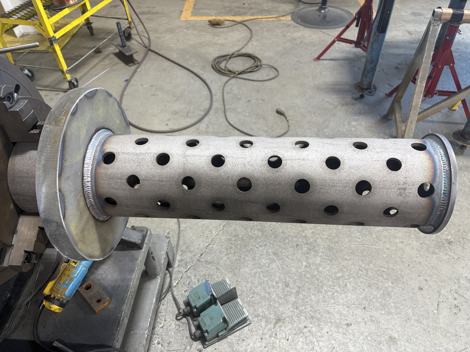 Perforated Pipe Fabrication